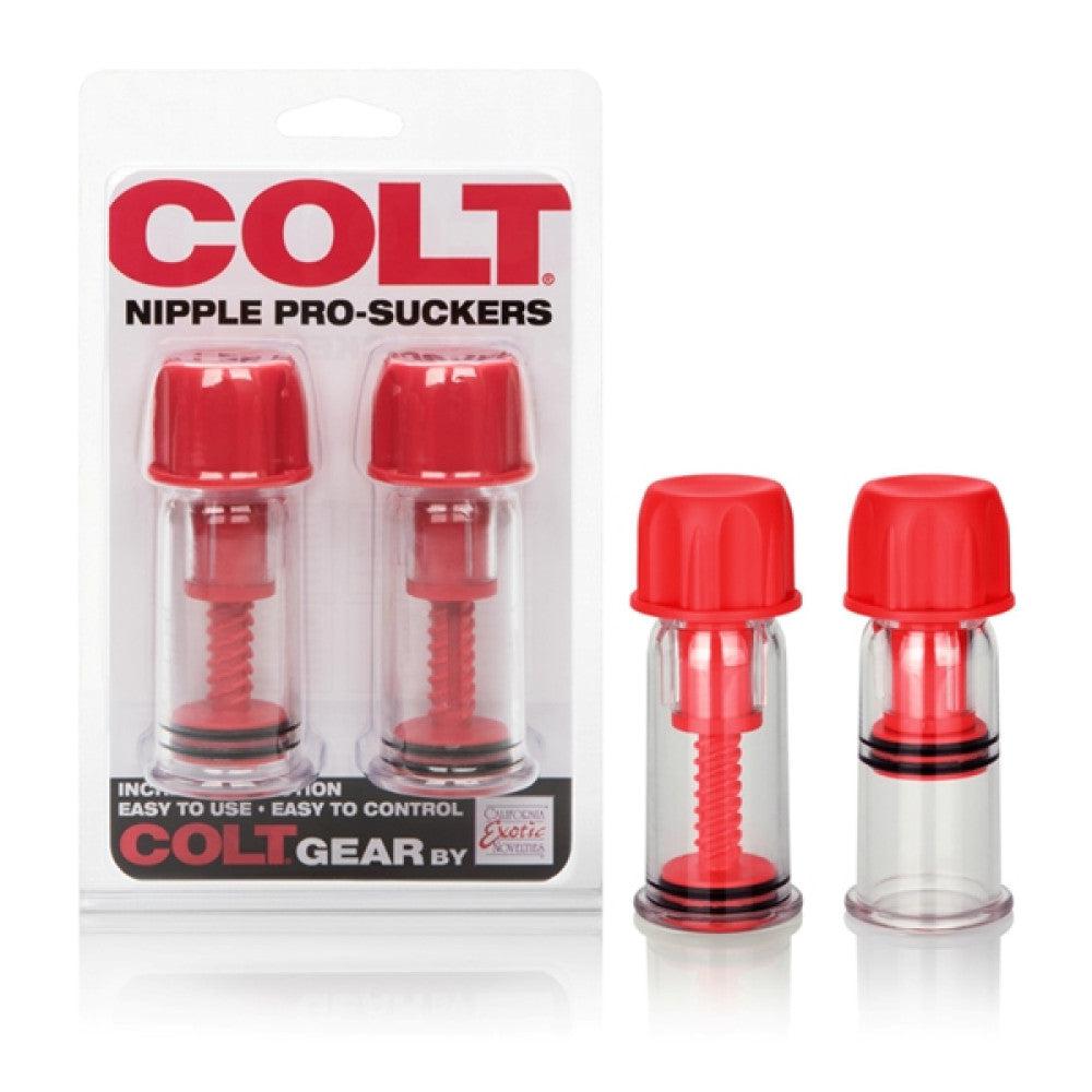 Pro Suckers Vacuum Nipple Stimulators Red