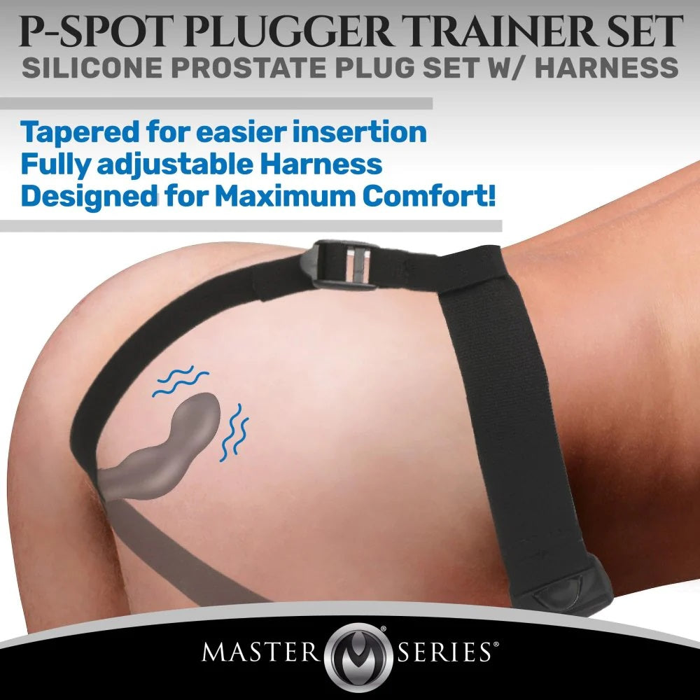 Prostate Vibrator with Belt and Remote P-spot Plugger