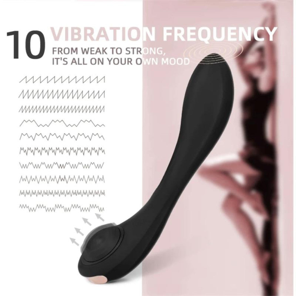 Pulsar silicone 2 in 1 rechargeable vibrator