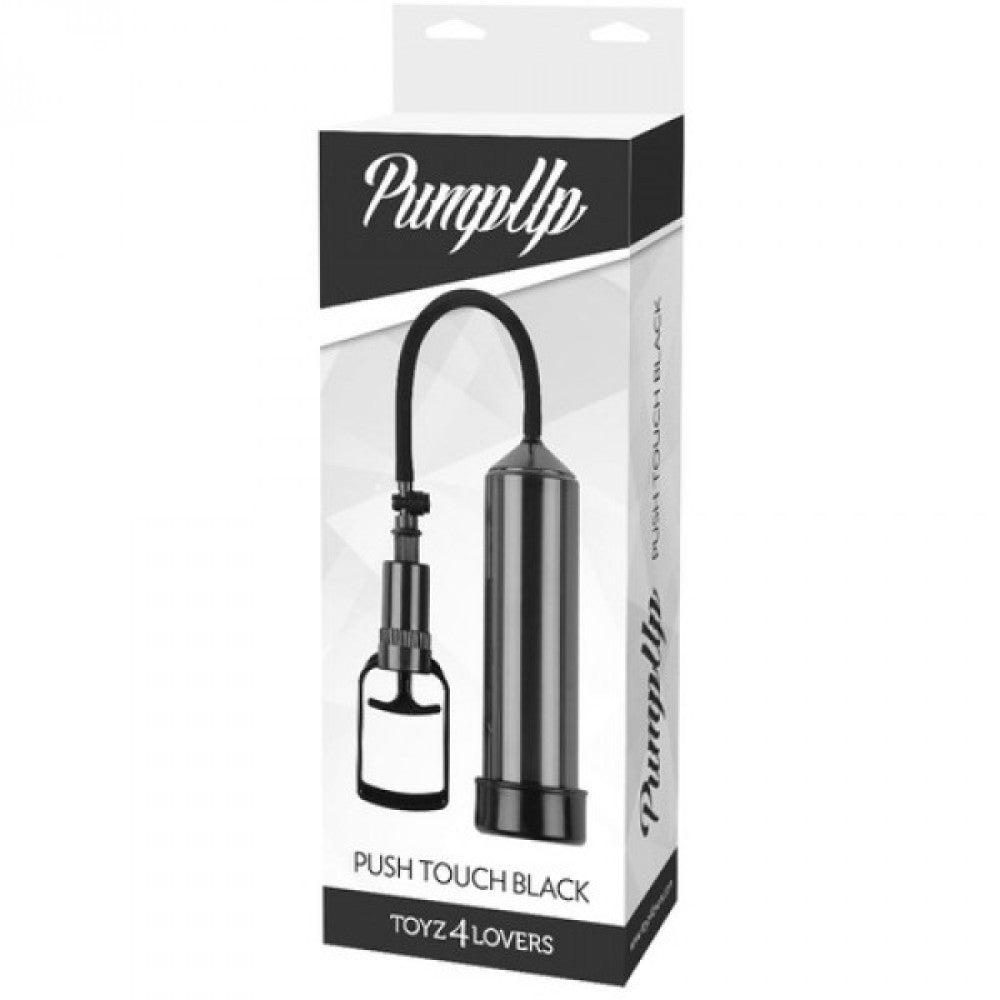 Push Touch penis pump black