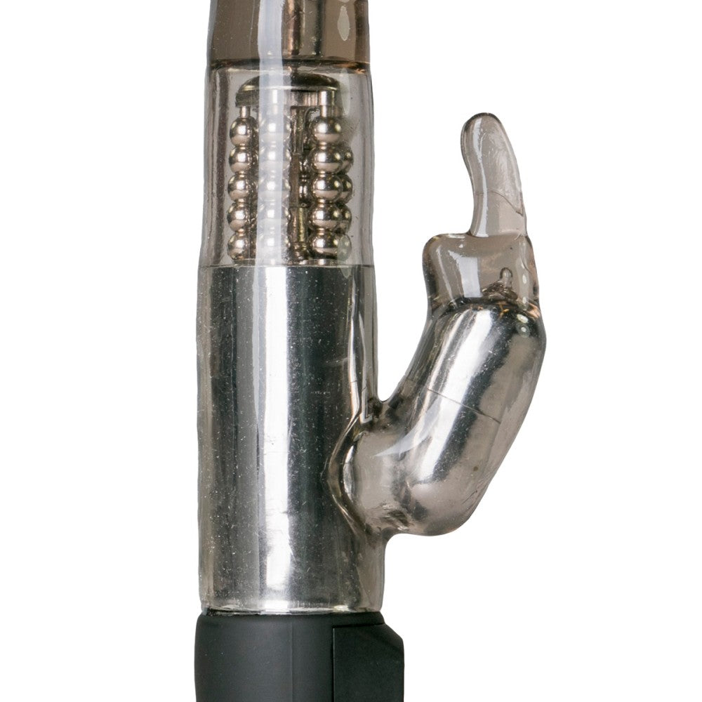 Rabbit Vibrator with Rotating Head & Pearls