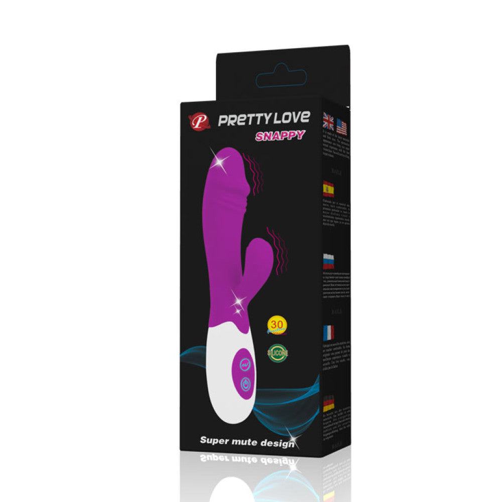 Rabbit vibrator made of 100% medical silicone Snappy