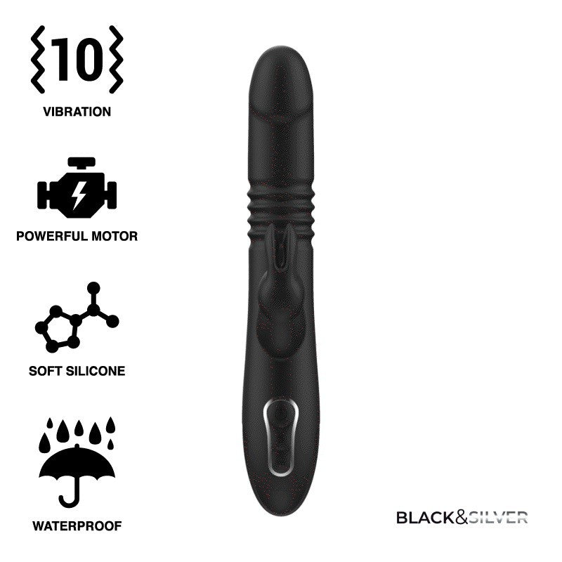 Rabbit vibrator with thrusts and rotating beads Kenji