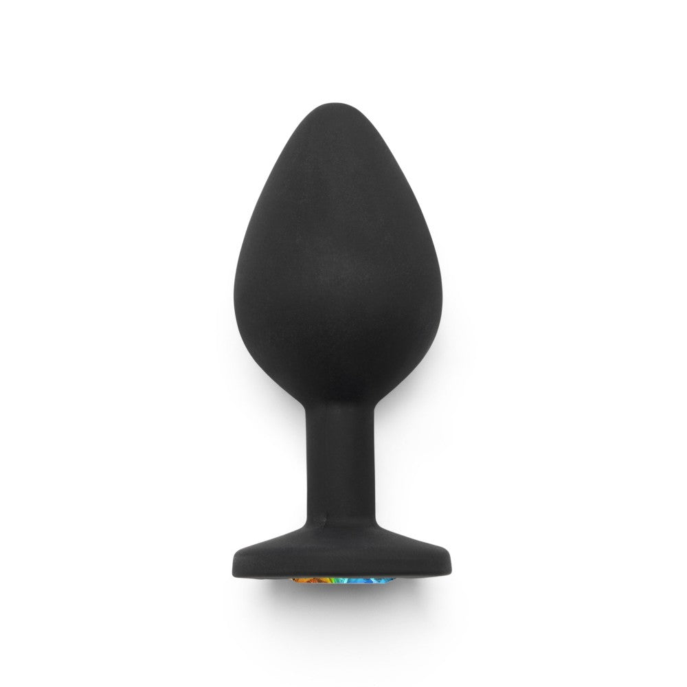 Rainbow Booty Jewel M Crystal Silicone Anal Expander