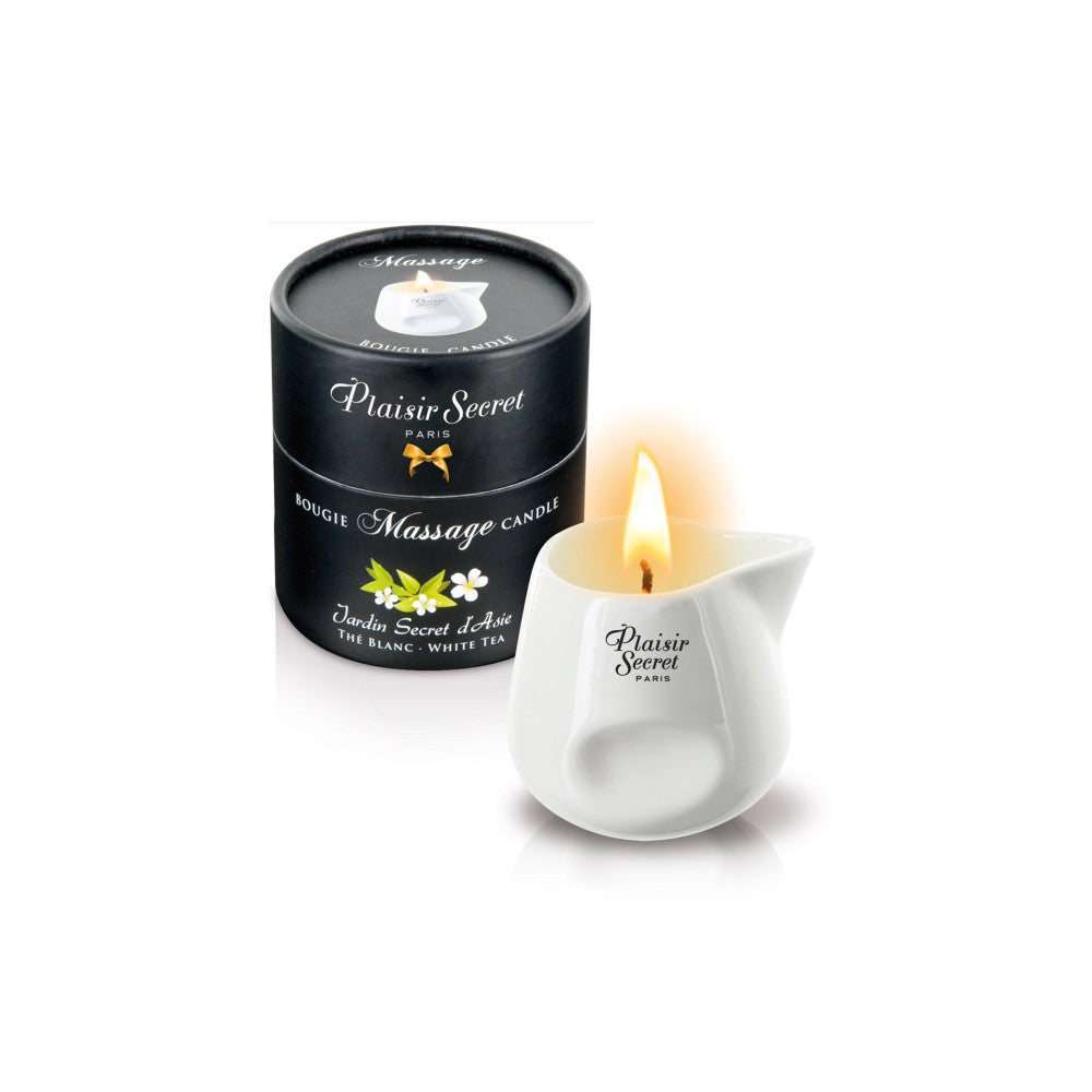 Ralica Plaisir Secret white tea scented massage candle