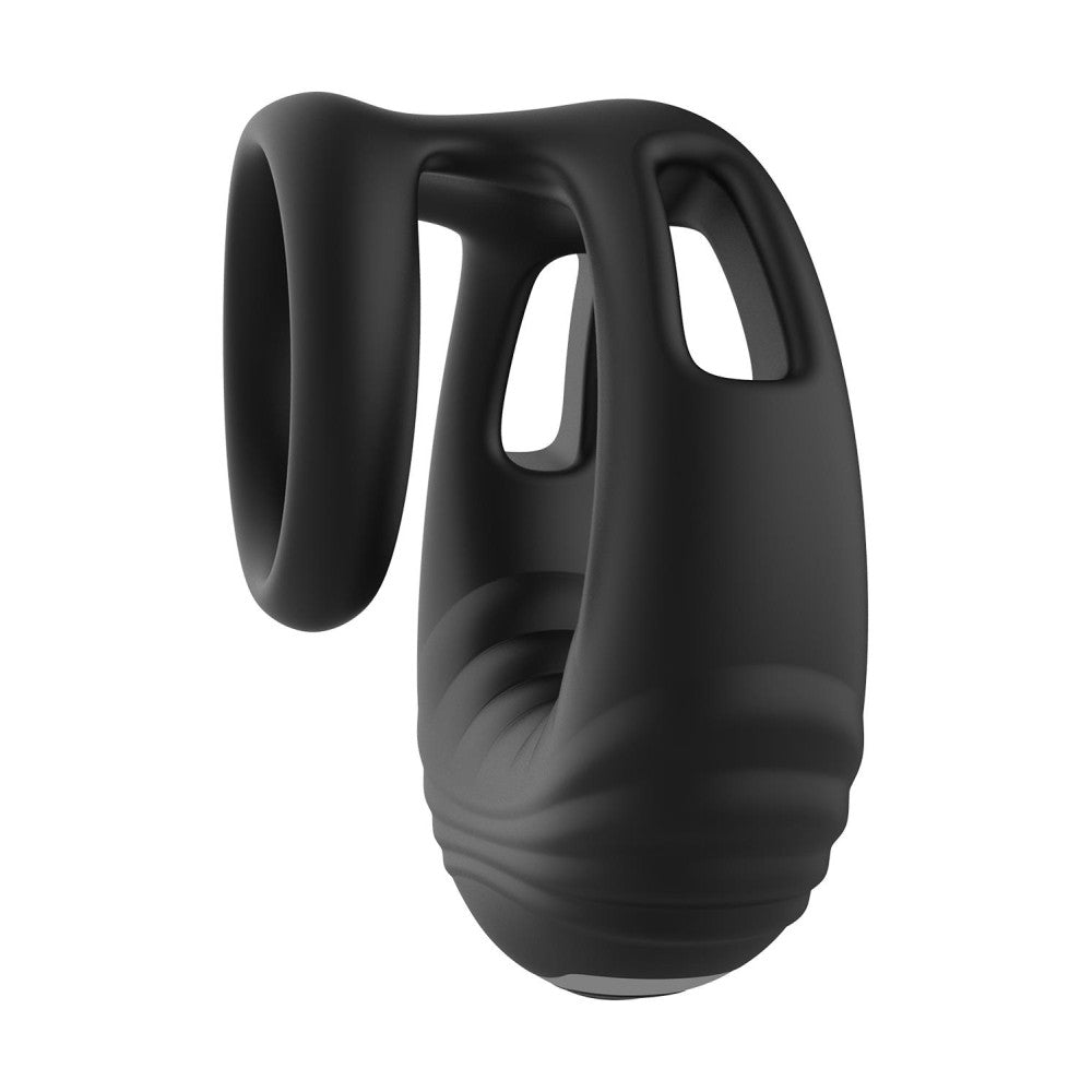 Ram Rod Strong Silicone Double Cock Ring with Remote