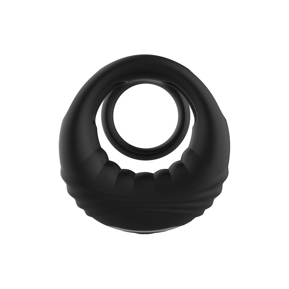 Ram Rod Strong Silicone Rechargeable Double Cock Ring with Remote