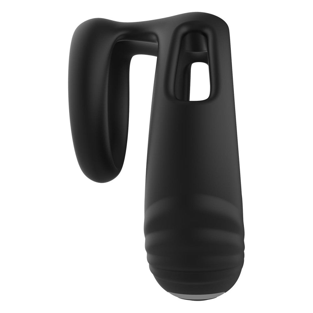 Ram Rod Strong Silicone Rechargeable Double Cock Ring with Remote