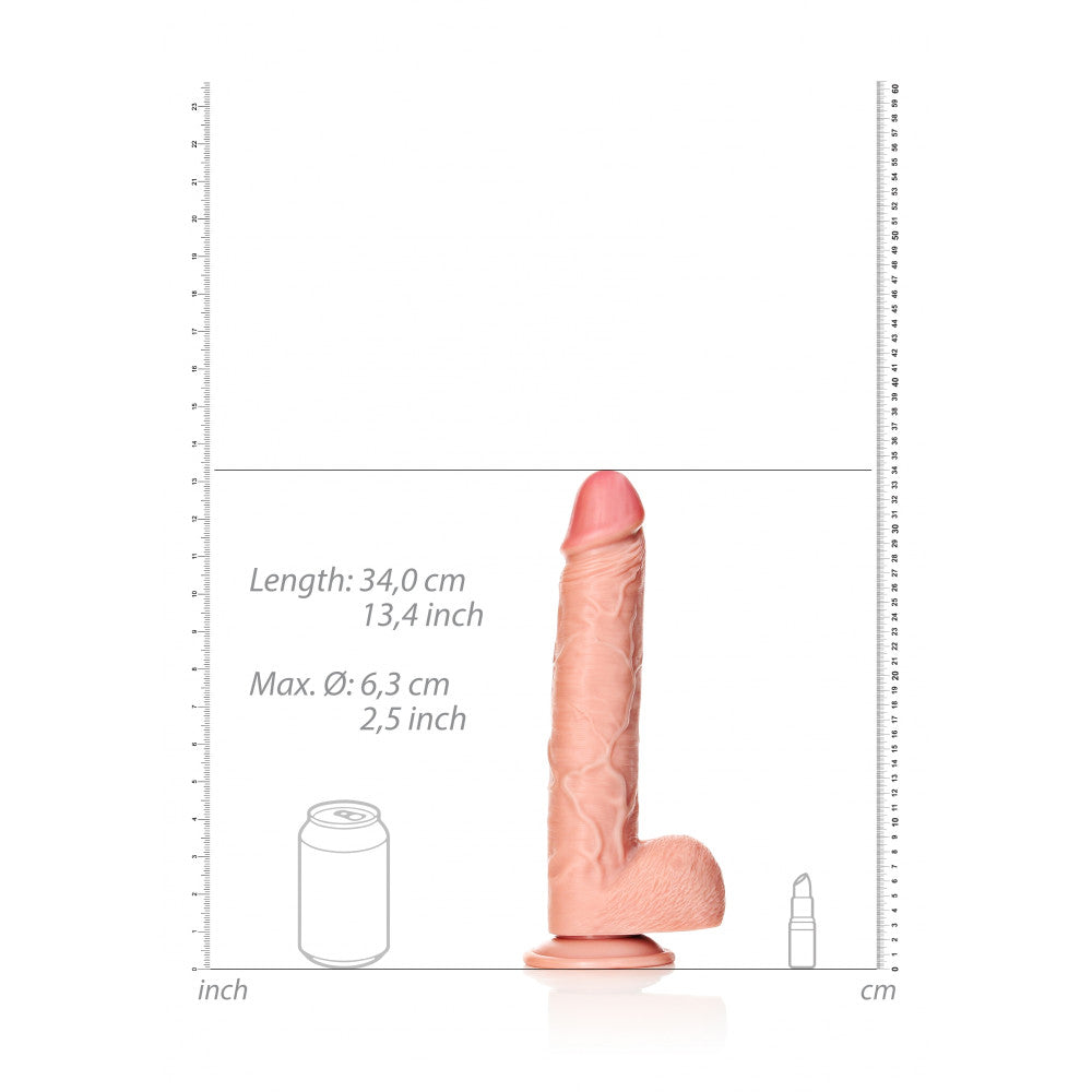 OK Nina - Real Rock 12" Huge Realistic Testicle Dildo