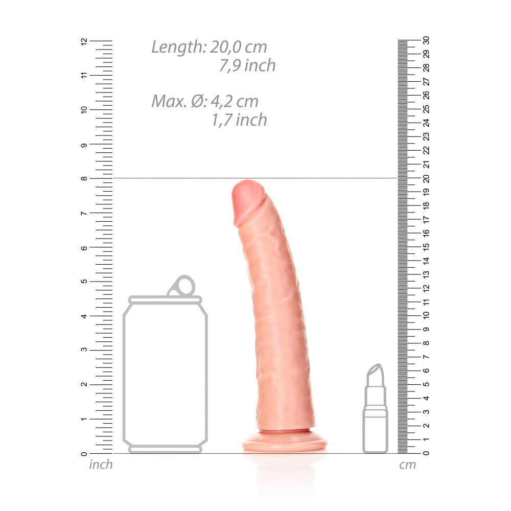 Real Rock 7" Slim Realistic Dildo