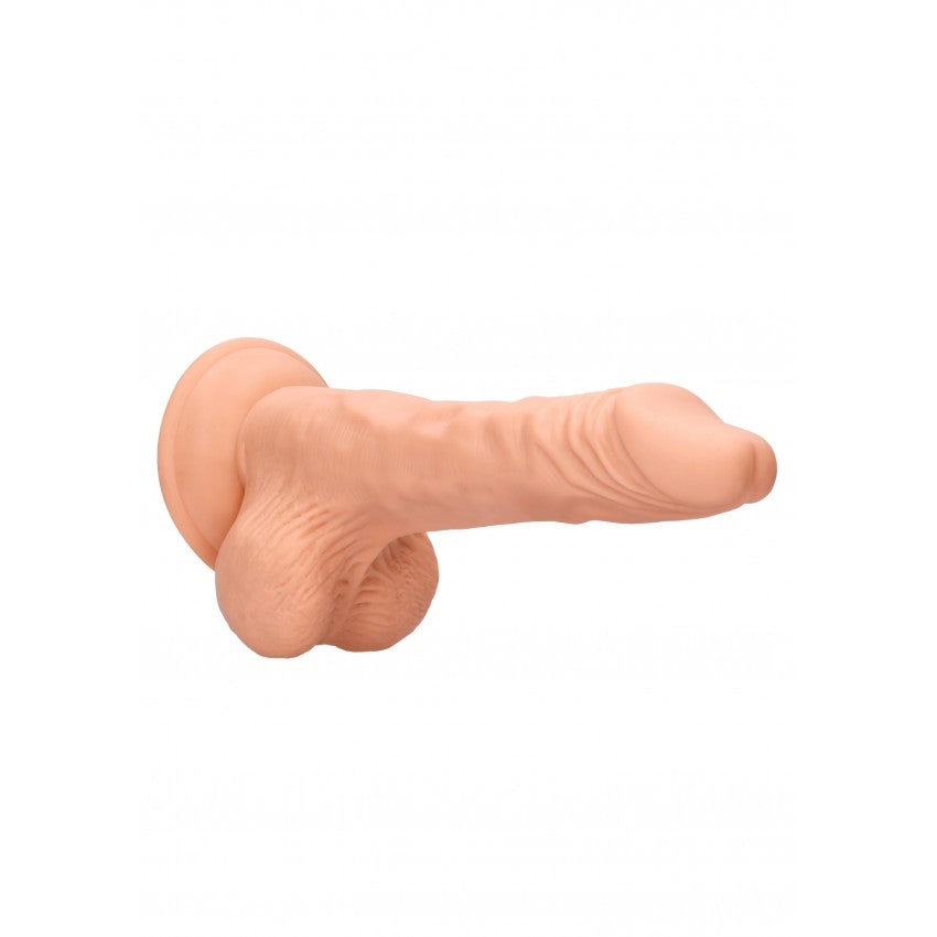 Real Rock 9" Cyber Skin Testicle Realistic Dildo