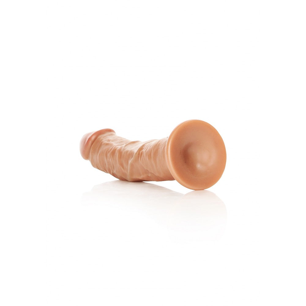 Real Rock Curved 7" Mocha Realistic Dildo