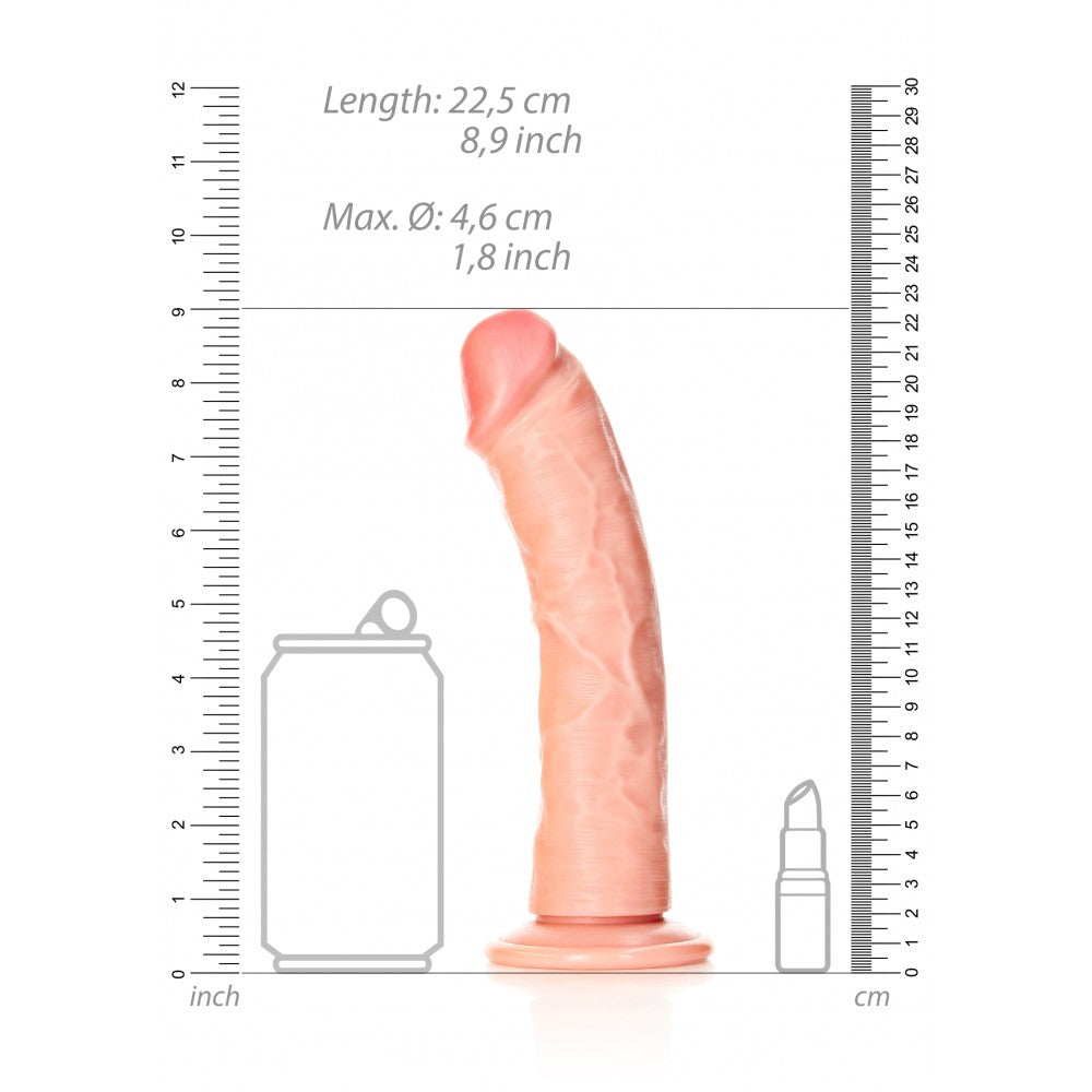 Real Rock Curved 8" Realistic Dildo