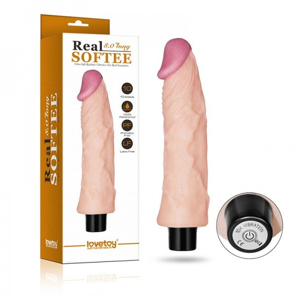 Real Softee Cyber Skin Realistic Vibrator 21.5 cm