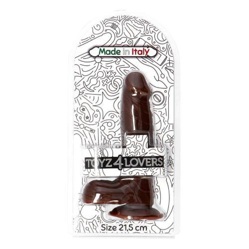 Realistic Dildo Natural Living 7.5" Brown