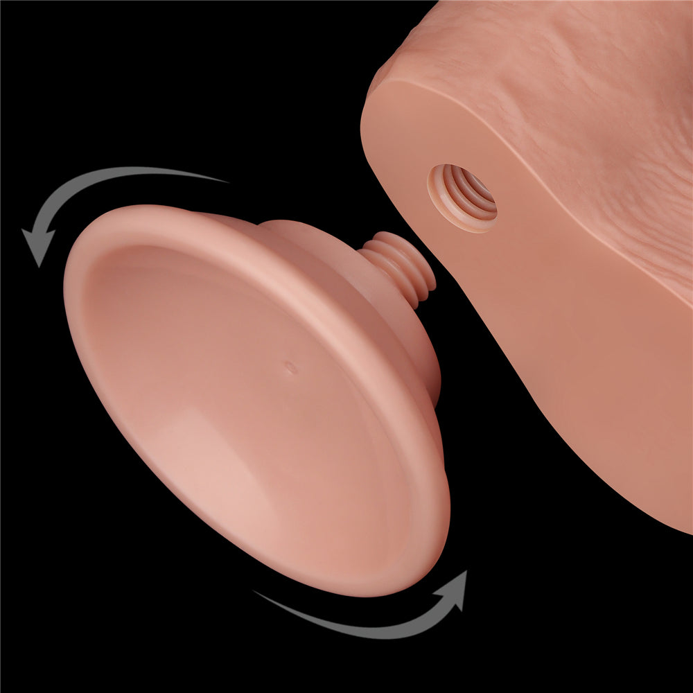 Realistic Dildo Sliding Skin Dong 7.5"