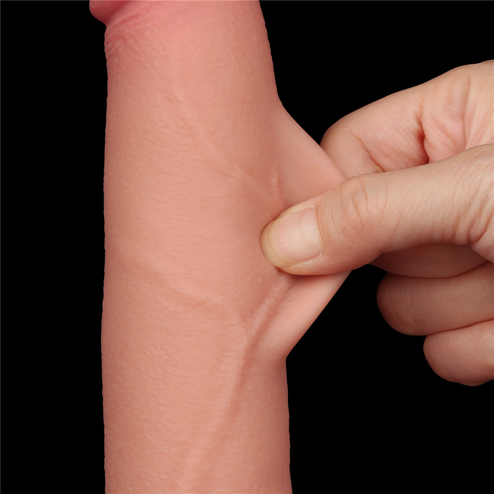 Realistic Dildo Sliding-Skin Dong 8.5"