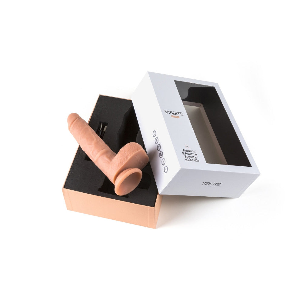 Realistic Dildo with Rotation Function and Remote