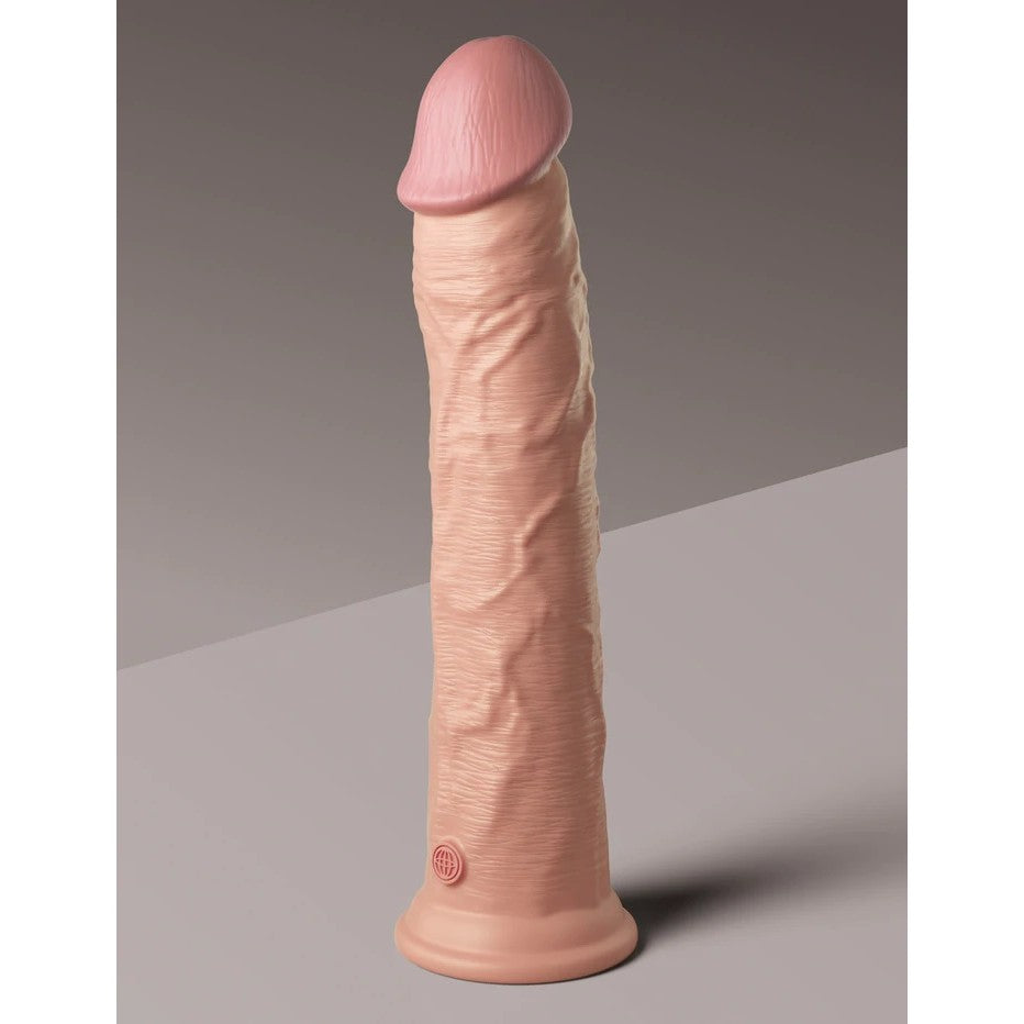 Realistic Double Layer Silicone King Cock 11" Dildo