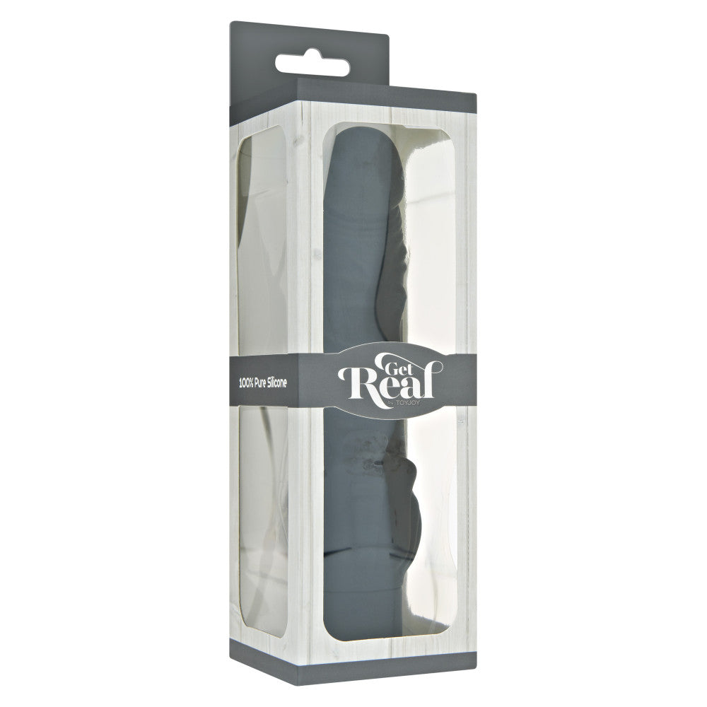 Realistic G-spot silicone vibrator Classic Stim black