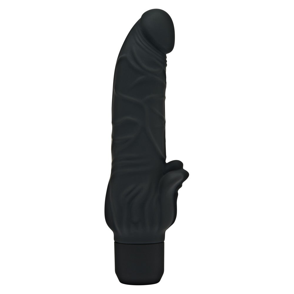 Realistic G-spot silicone vibrator Classic Stim black