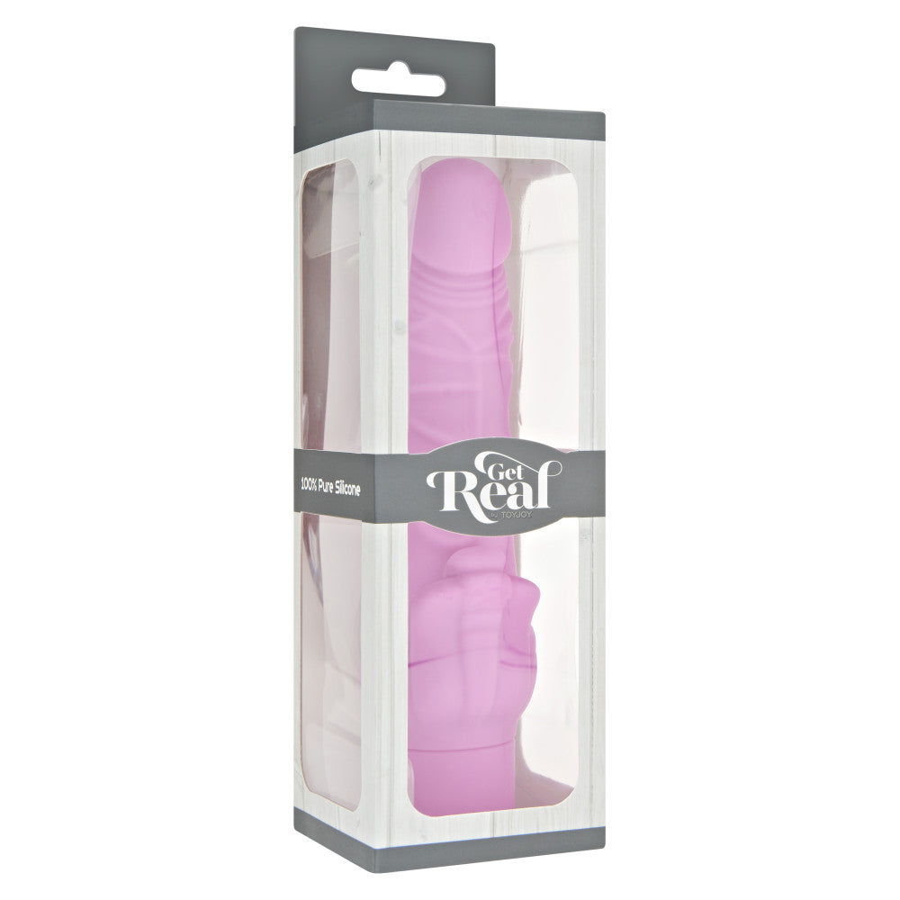 Realistic G-spot silicone vibrator Classic Stim pink