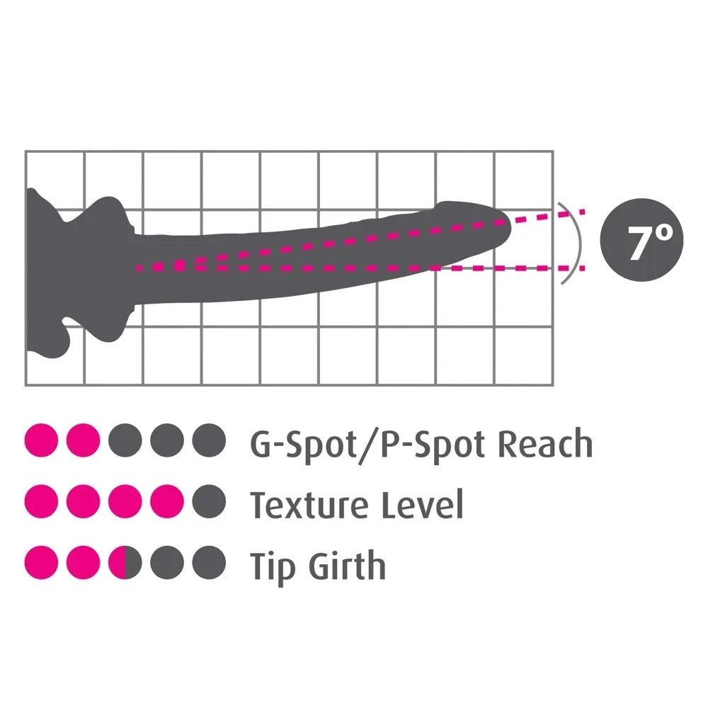 Realistic Glass Dildo Icicles #86 pink