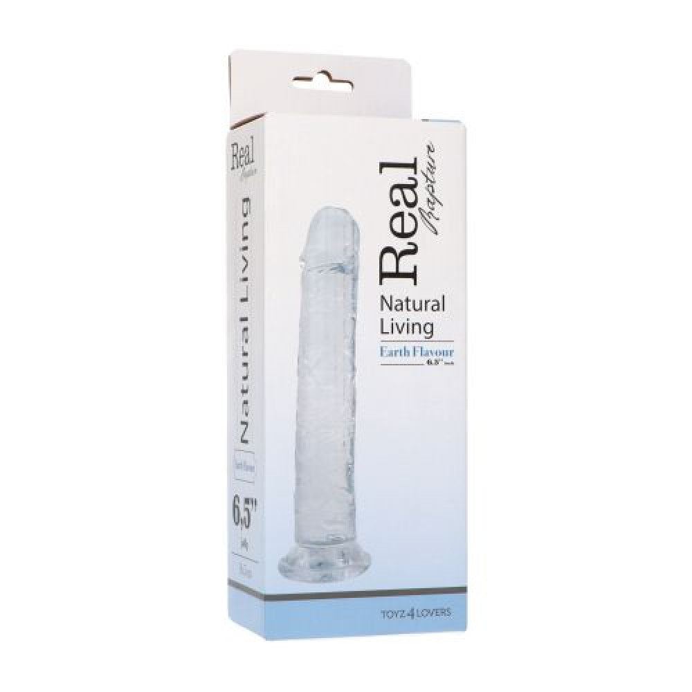 Realistic Jelly Dildo Earth Flavor 6.5"