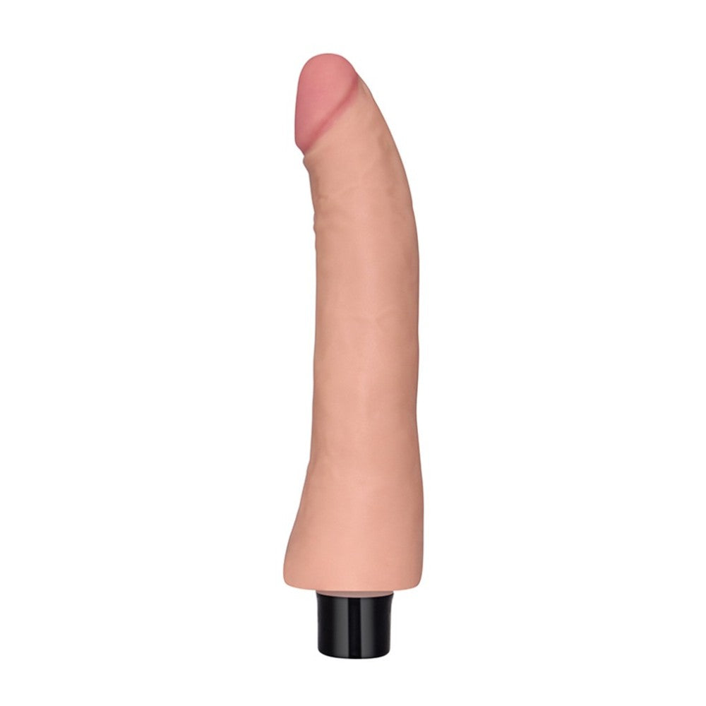 Realistic cyber leather vibrator Real Softee 24 cm.