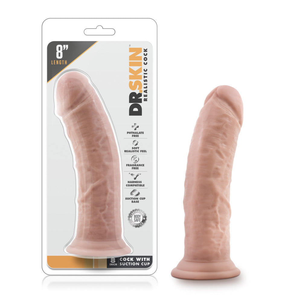 Realistic dildo Dr. skin 8"