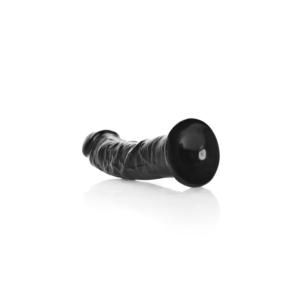 Realistic dildo Real Rock Curved 6" black