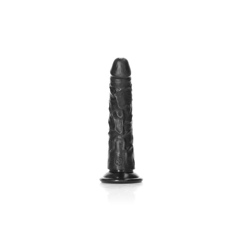 Realistic dildo Real Rock Slim 6" black