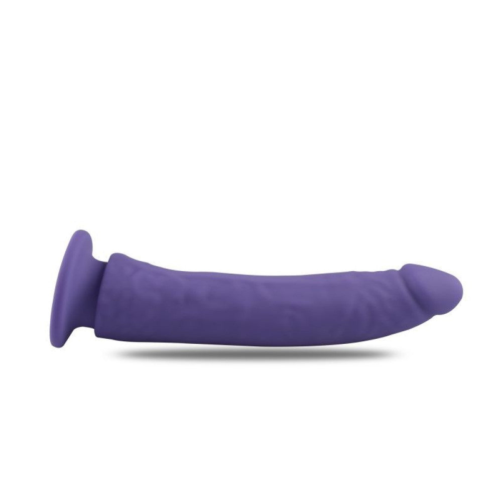 Realistic dildo made of silicone T4L purple