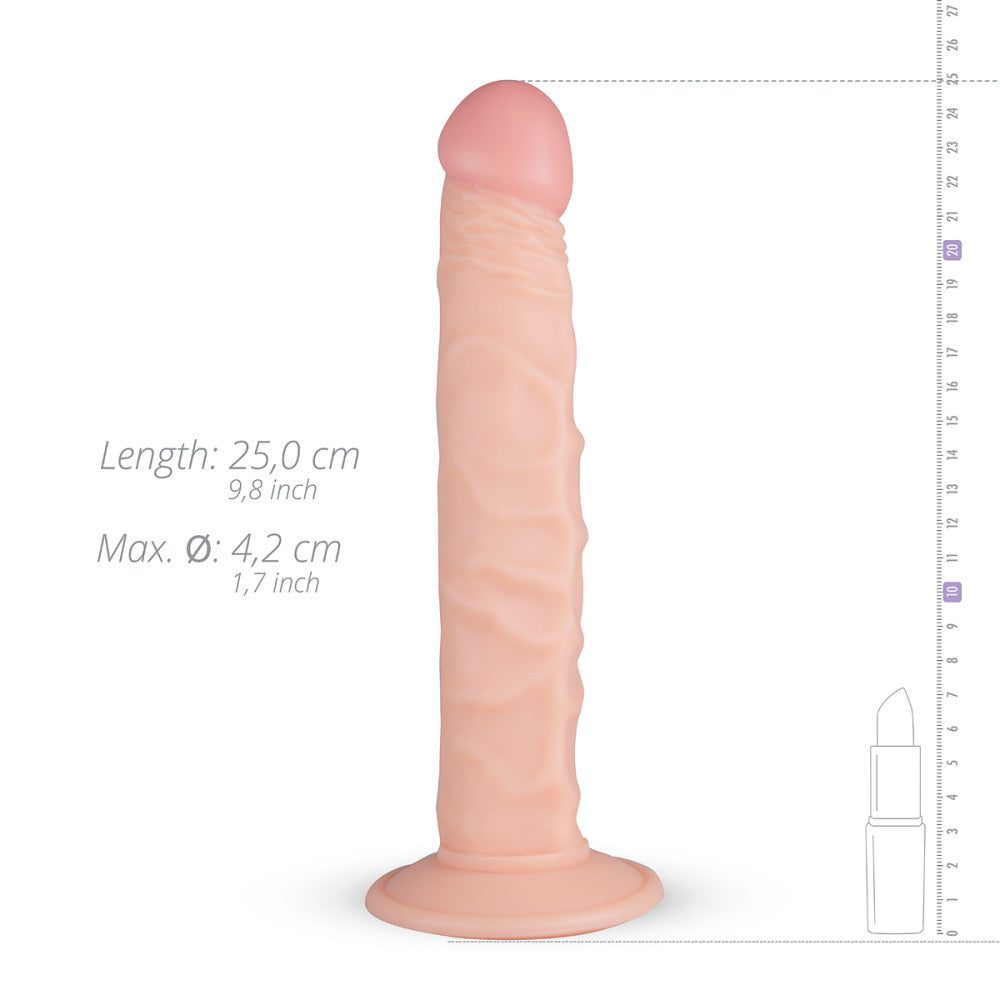 Realistic dildo with vacuum base Scott