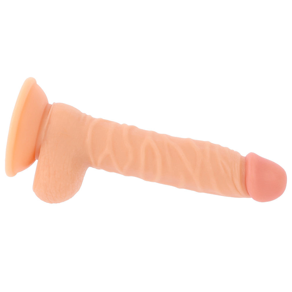 Realistic dildo with vacuum base and Real Extreme testicles