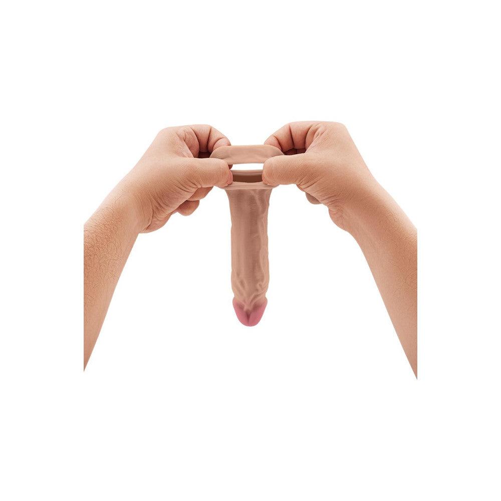 Realistic Liquid Silicone Penis Extender Shaft Model F