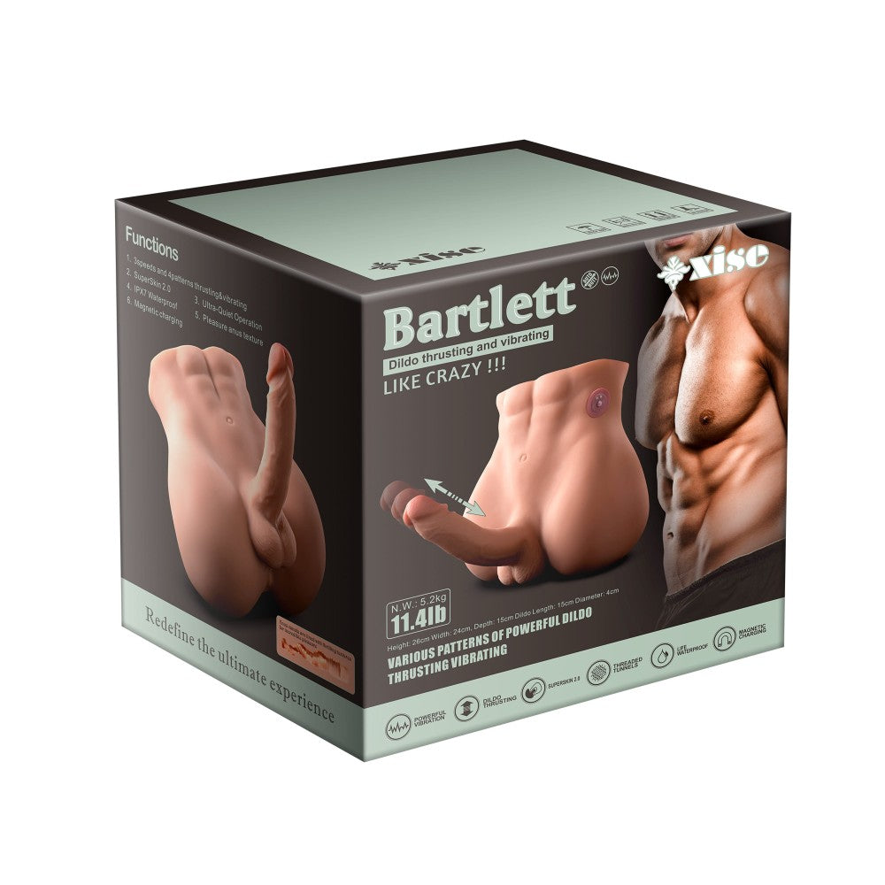 Realistic masturbator male torso with movements and vibrations Bartlett