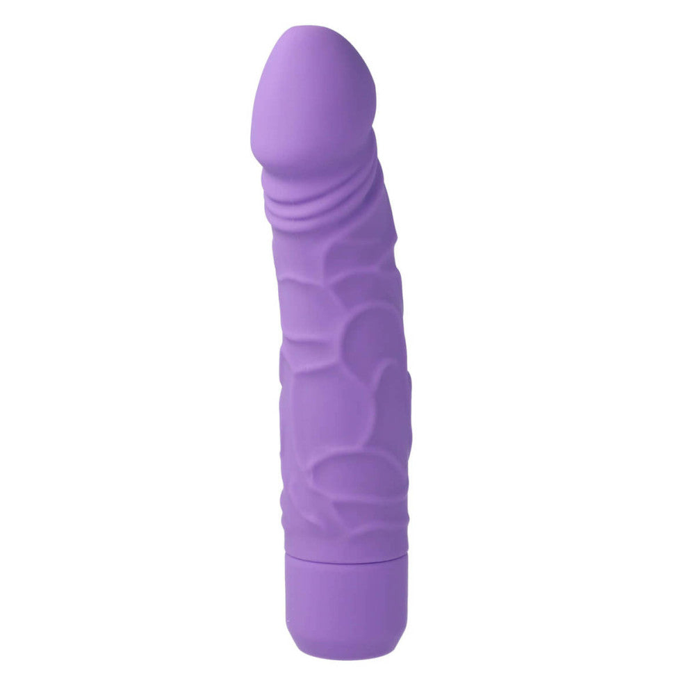 Realistic medical silicone vibrator Get Real purple