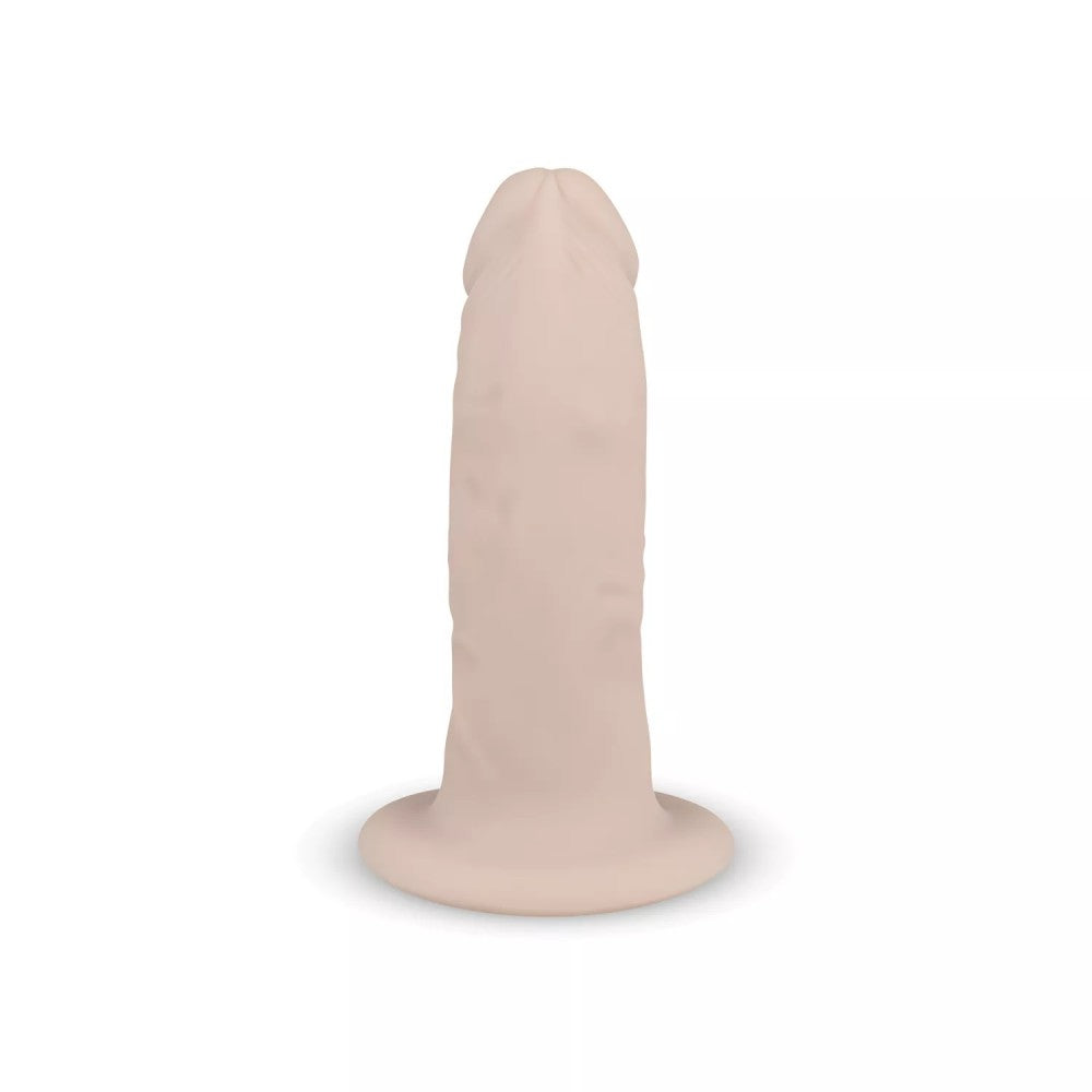 Realistic silicone dildo with opening James 15 cm.