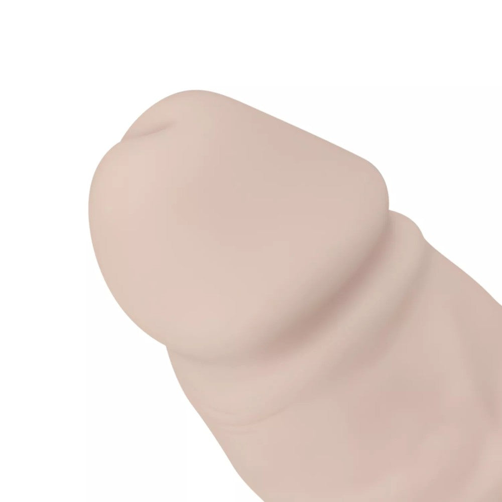 Realistic silicone dildo with opening James 15 cm.