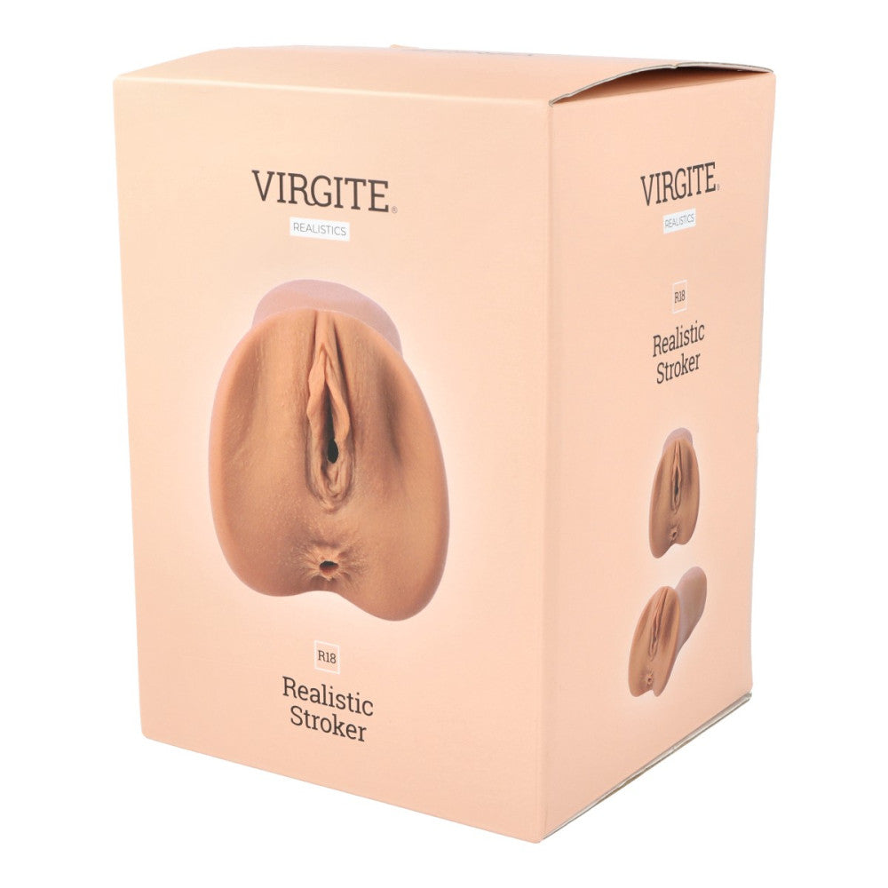 Realistic vagina and anus masturbator Virgite R18