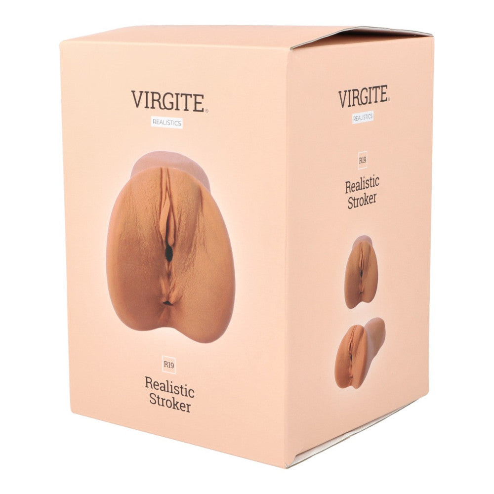 Realistic vagina and anus masturbator Virgite R19