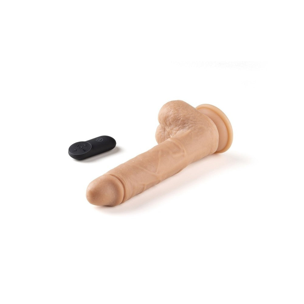 Realistic vibrating dildo with thrusts and remote Virgite R14