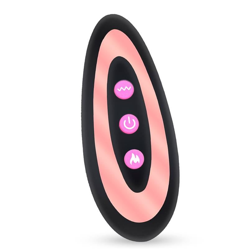 Realistic vibrating dildo with thrusts, rotation, heating and remote control Severo