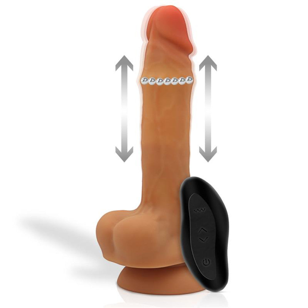 Adriano Silicone Thrusting Vibrator with Remote