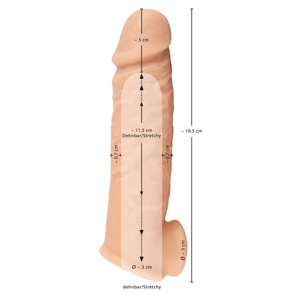 Realistixxx silicone penis extender up to +5 cm