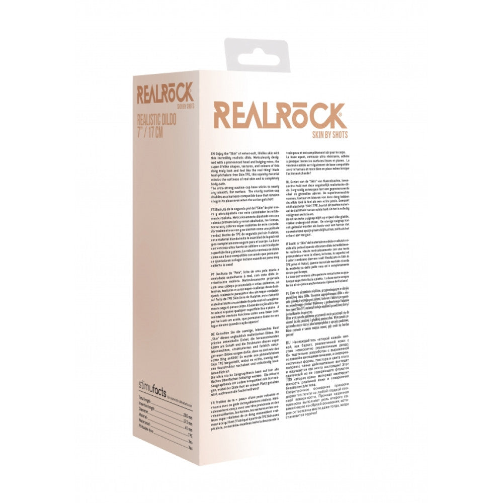 Realrock 7" Realistic Cyber Skin Dildo