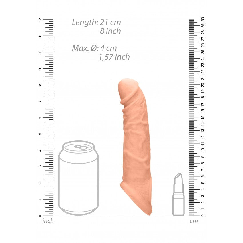 Realrock cyber skin penis extender and thickener