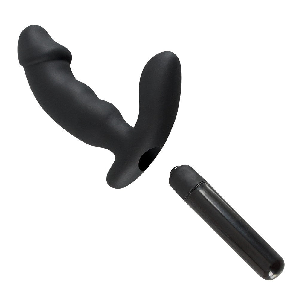 Rebel Mens Vibrating Prostate Massager Black