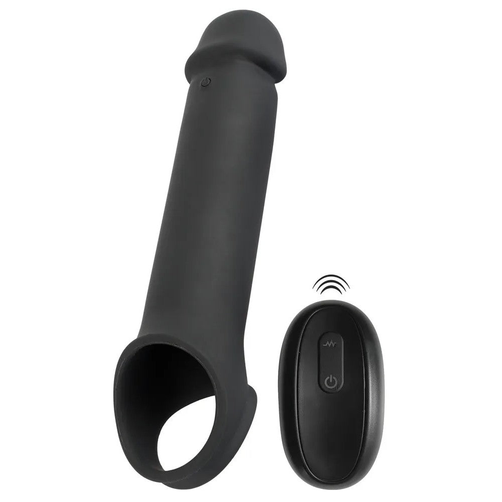 Rebel Remote Control Rechargeable Vibrating Silicone Penis Extender